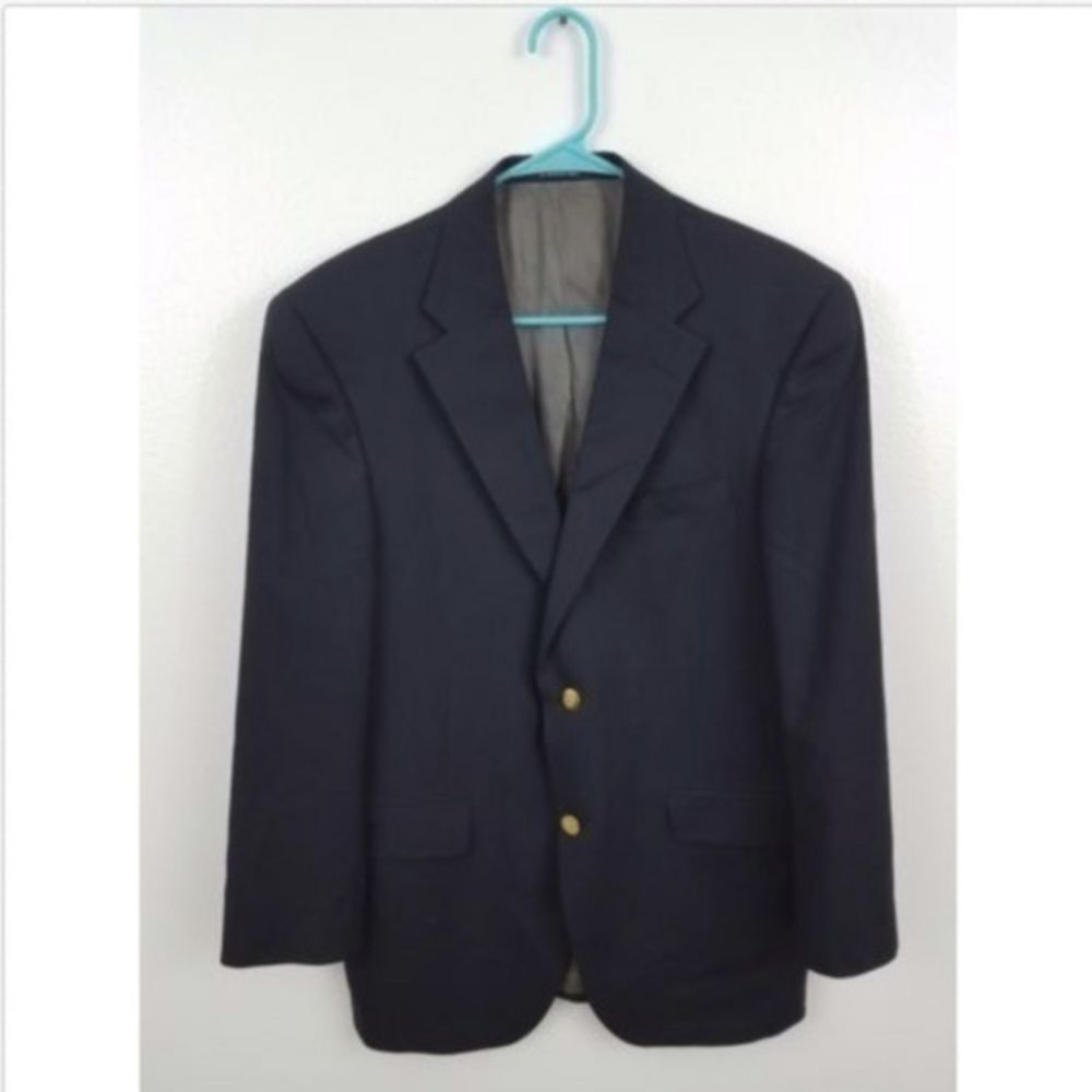 autin reed london mens blazer blue gold 2 button w